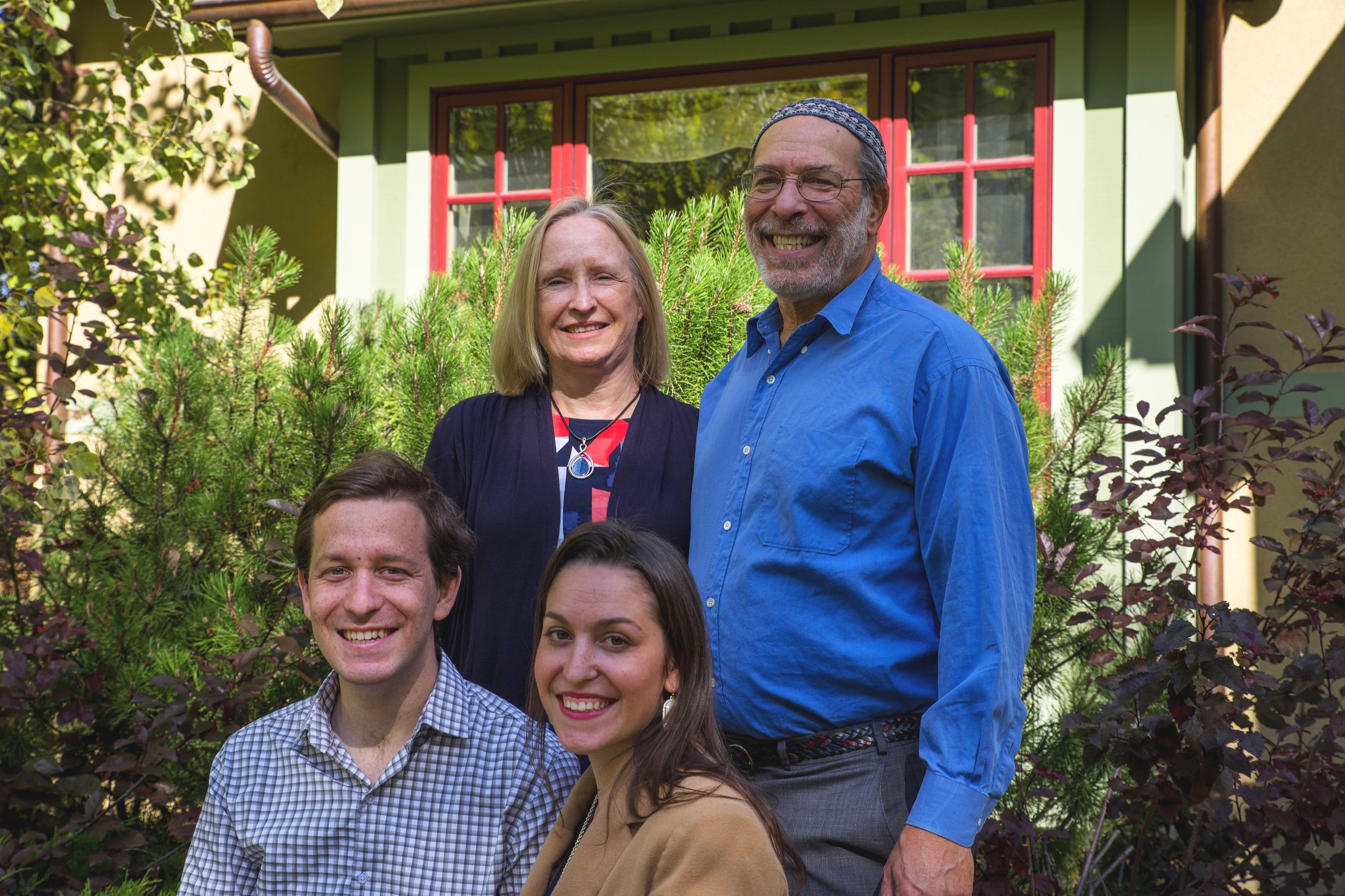 Ed and Beth with daughter Laura and son Logan in Bozeman.